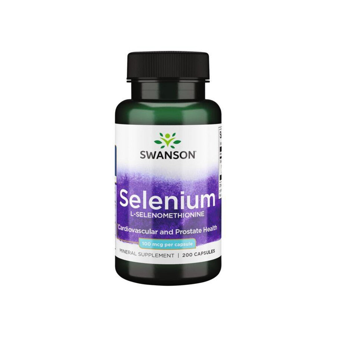 Selenium L-Selenomethionine 100 mcg 200 Capsules