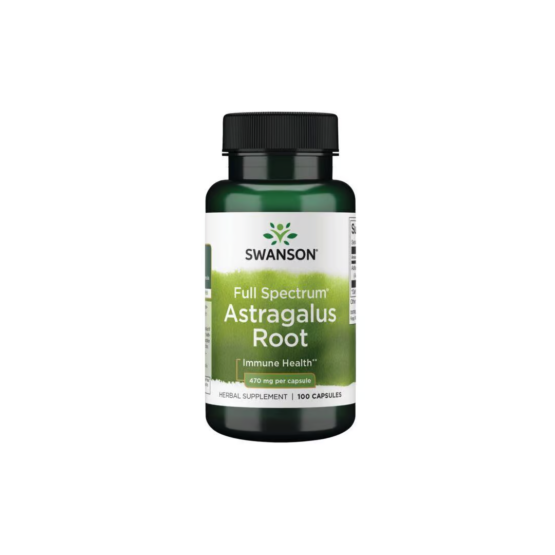 Full Spectrum Astragalus Root 470 mg 100 Capsules