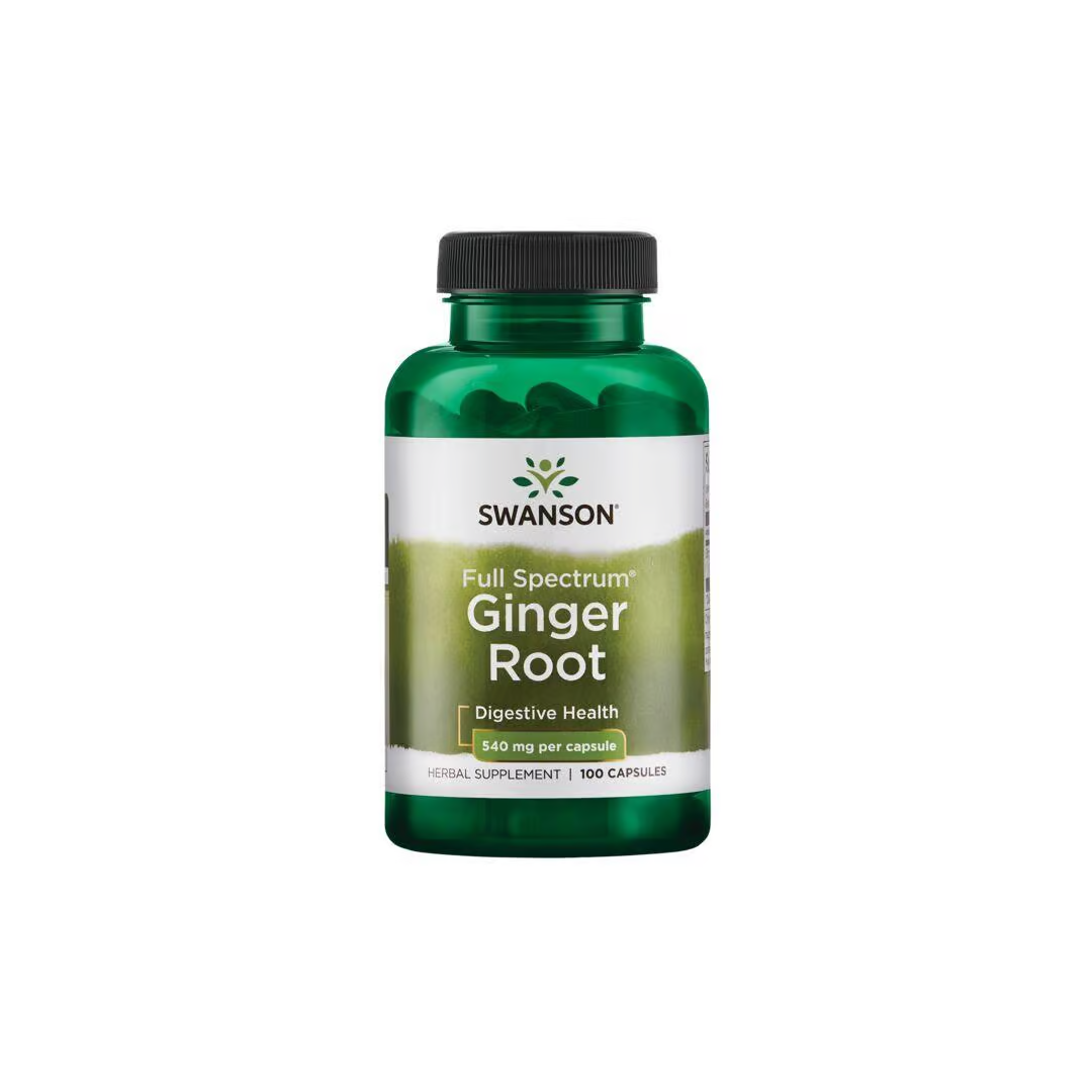 Full Spectrum Ginger Root 540 mg 100 Capsules