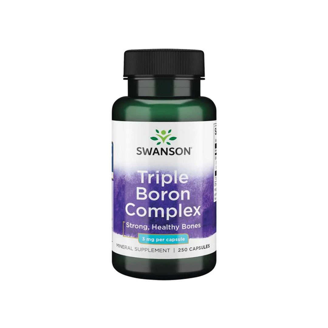 Swanson Boro Triple Complex 3mg 250 Cápsulas