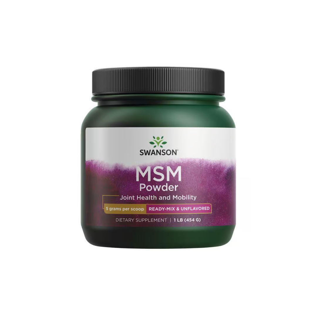 MSM Powder - Ready-Mix & Unflavored 454 grams