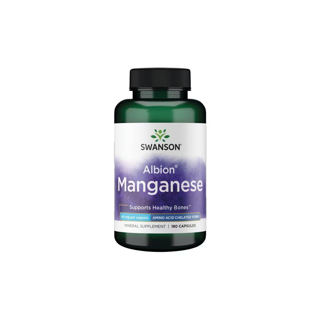 Albion Manganese 40 mg 180 Capsules