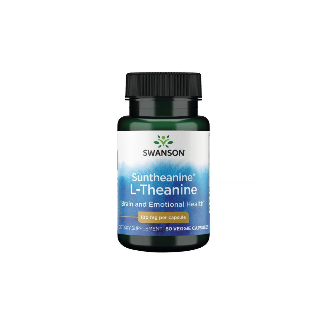 Suntheanine L-Theanine 100 mg 60 Veggie Capsules