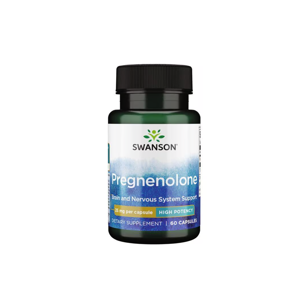 Pregnenolone 25 mg 60 Capsules - High Potency