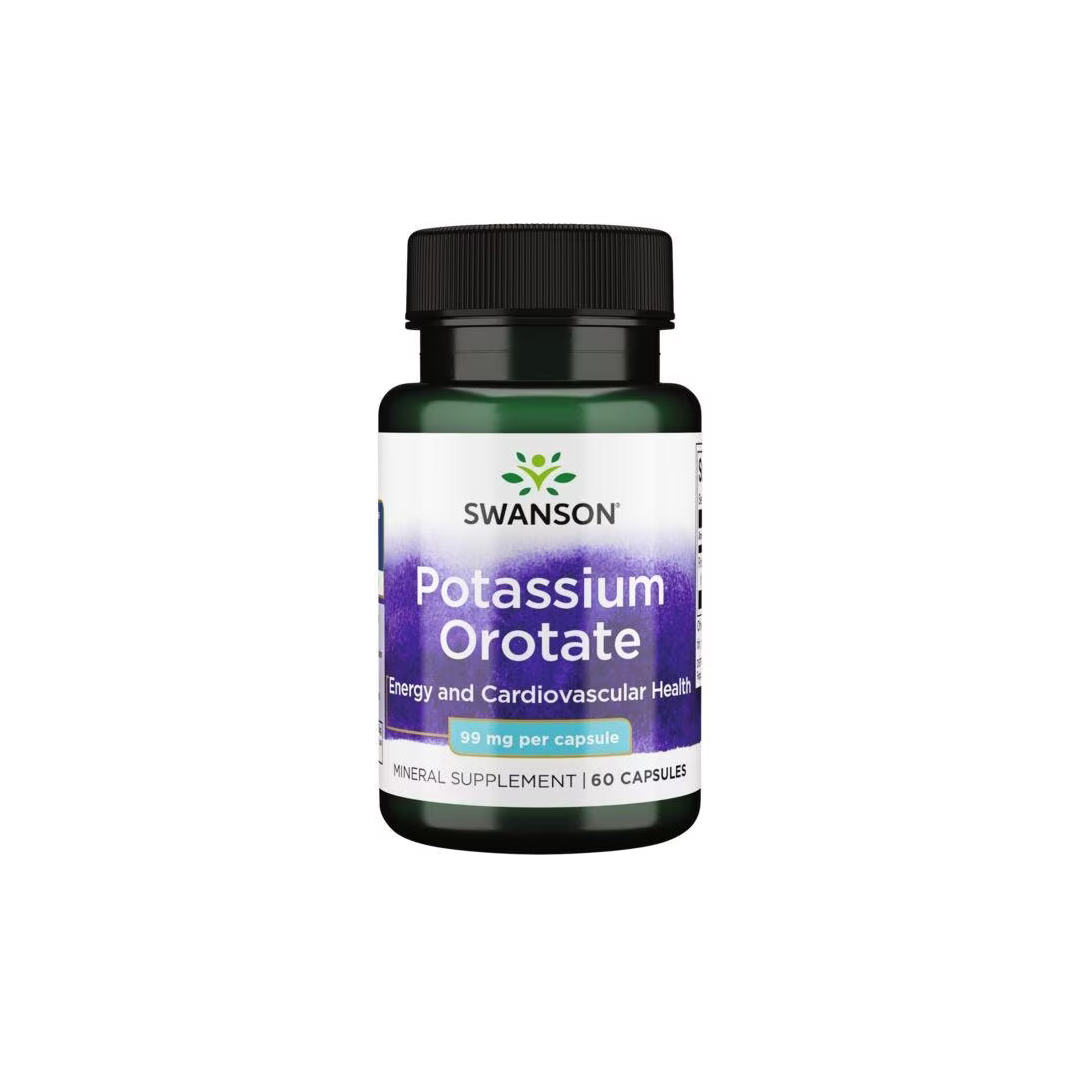 Potassium Orotate 99 mg 60 Capsules