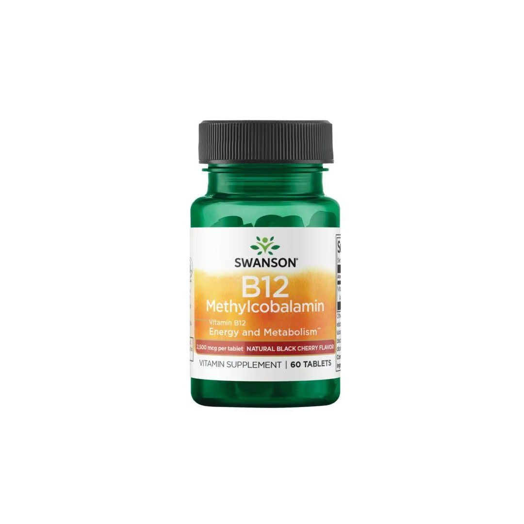Vitamin B-12 - 2500 mcg 60 tabs Methylcobalamin