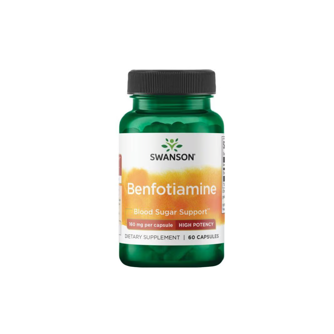 Benfotiamine (Vitamin B1) 160 mg 60 Capsules