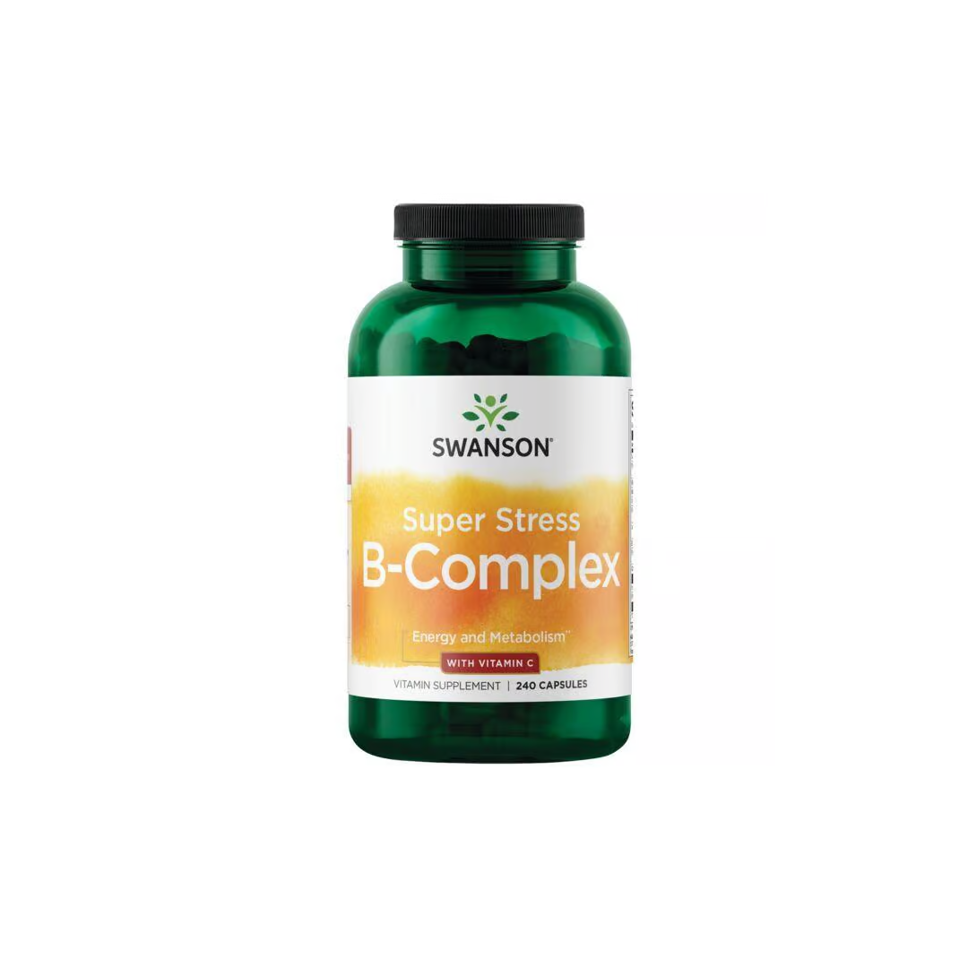 Super Stress B-Complex with Vitamin C 240 Capsules