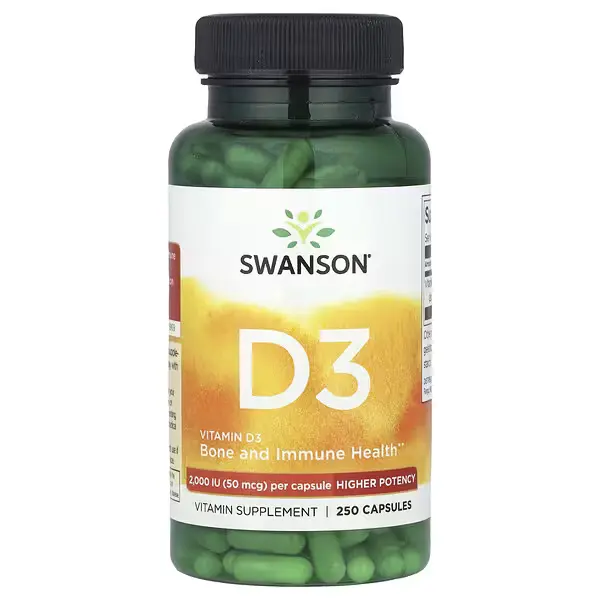Vitamin D3 2000 IU 250 Capsules