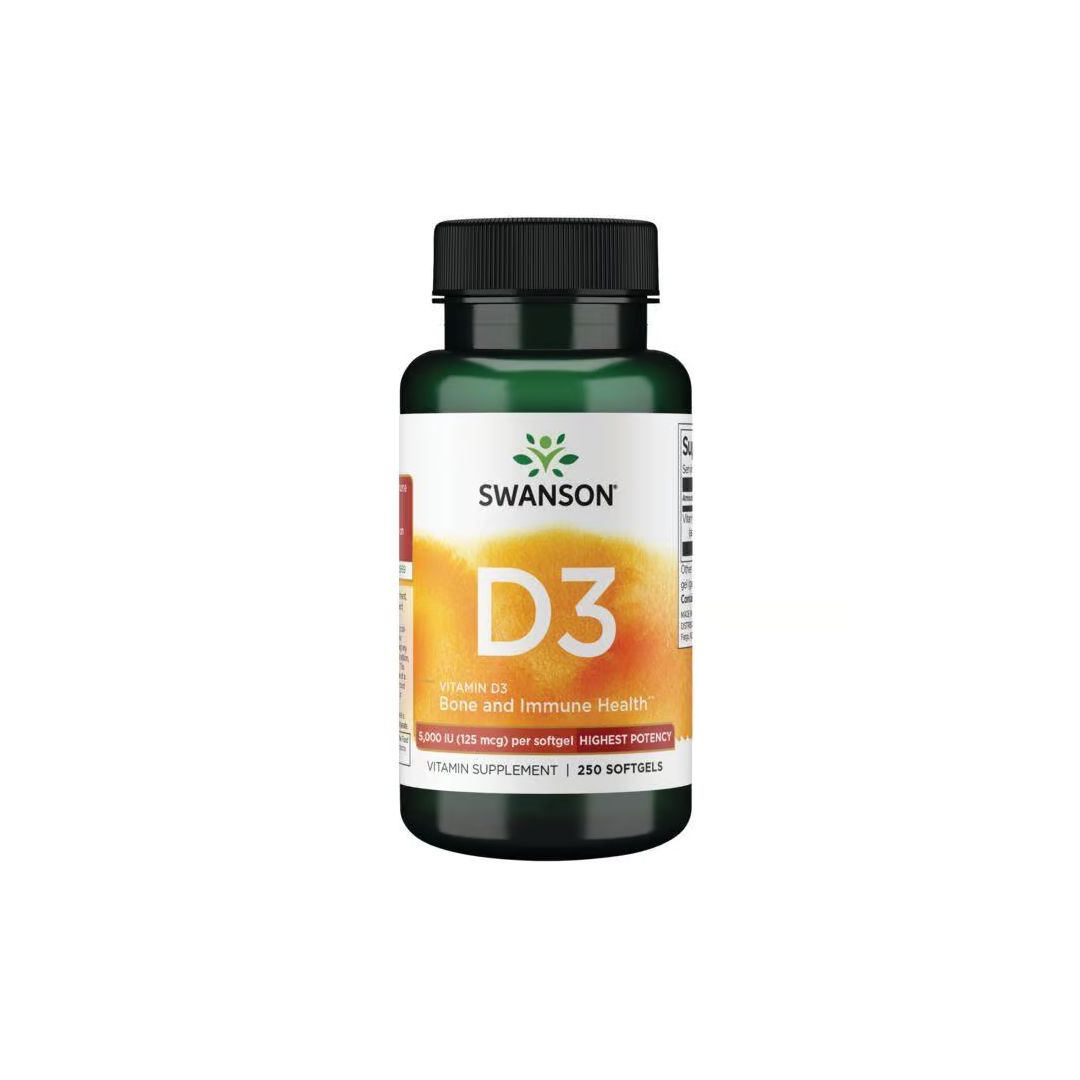 Vitamin D3 5000 IU 250 Softgels