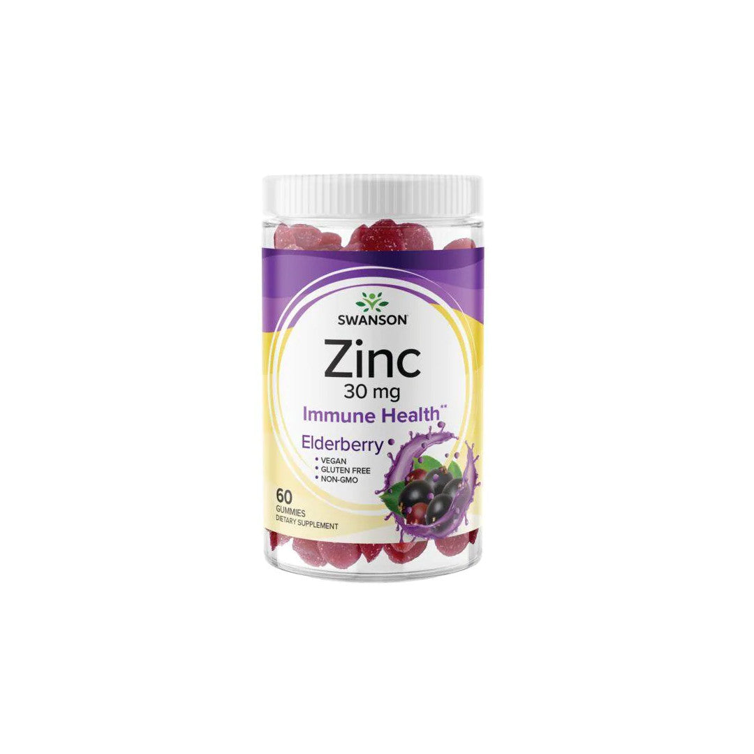 Zinc 30 mg 60 Gummies - Elderberry