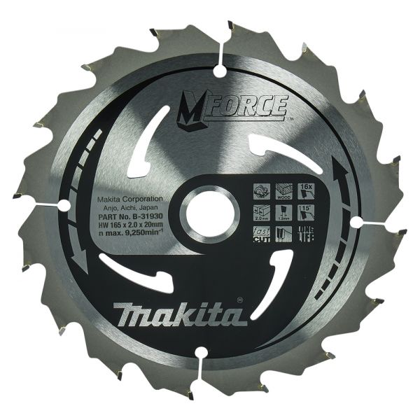 Makita Lâmina de Serra Circular B-31930 M-Force 165mm
