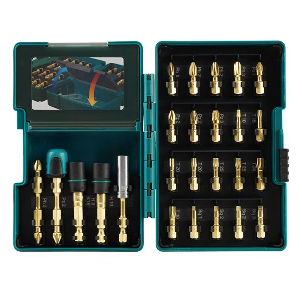 Makita Conjunto Bits Impact Gold Torsionsbits B-49921, 26 Pcs | 26 Pc