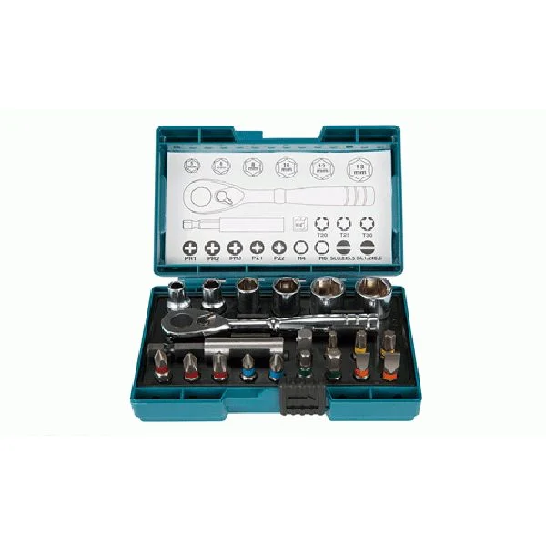 Makita Conjunto de Pontas e Roquete 21un B-54081 - MKB54081