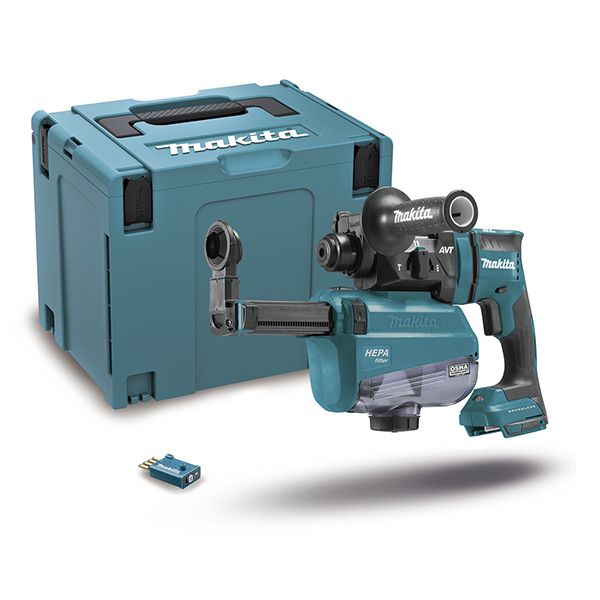 Makita Martelo Combinado Leve DHR182ZWJU + Kit de 2 Baterias 6,0Ah - PRK00105