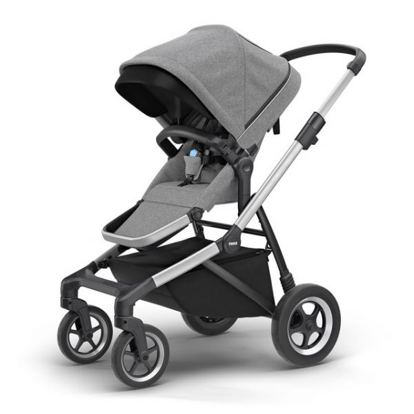 Thule Carrinho Gémeos Sleek Stroller Grey Melange