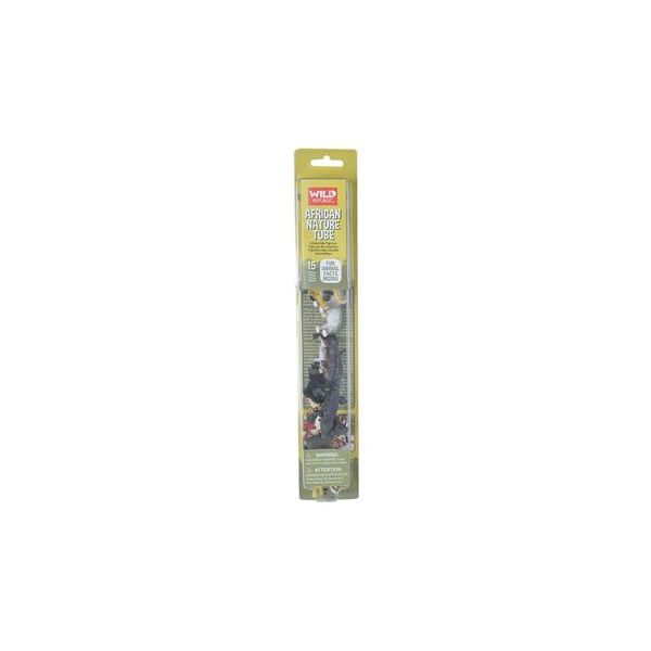 12 Figuras Nature Tubes African - Wild Republic