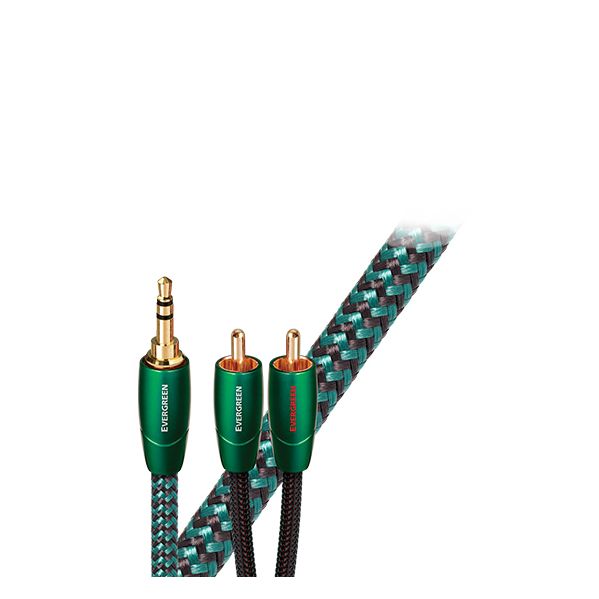 Audioquest Cabo Jack 3.5mm - 2x Rca Evergreen, 1m