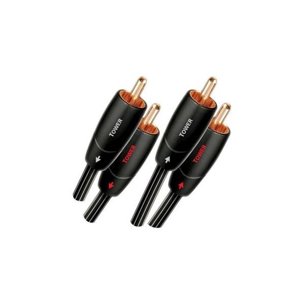 Audioquest 1m Tower RCA 1m 2 x RCA 2 x RCA Black
