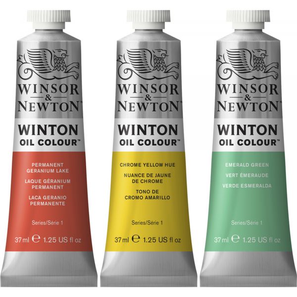 Winsor & Newton Tinta Óleo Winton 37 ml Preto Petrtinta Óleo (337)