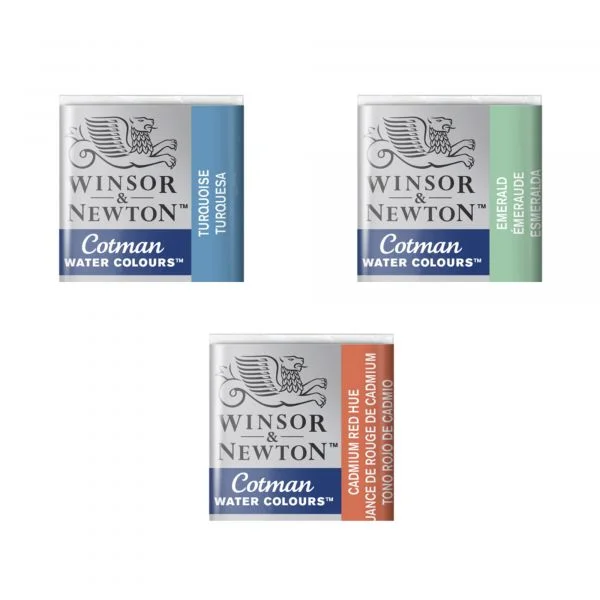 Winsor & Newton Aguarela em Pastilha Cotman, Violeta Diox 1 Unidade