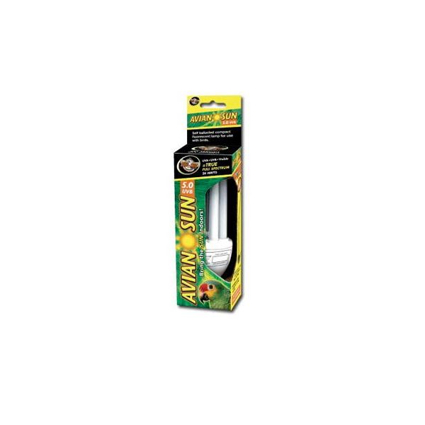 Zoo Med Lâmpada Fluorescente Aviansun 5.0 Aves
