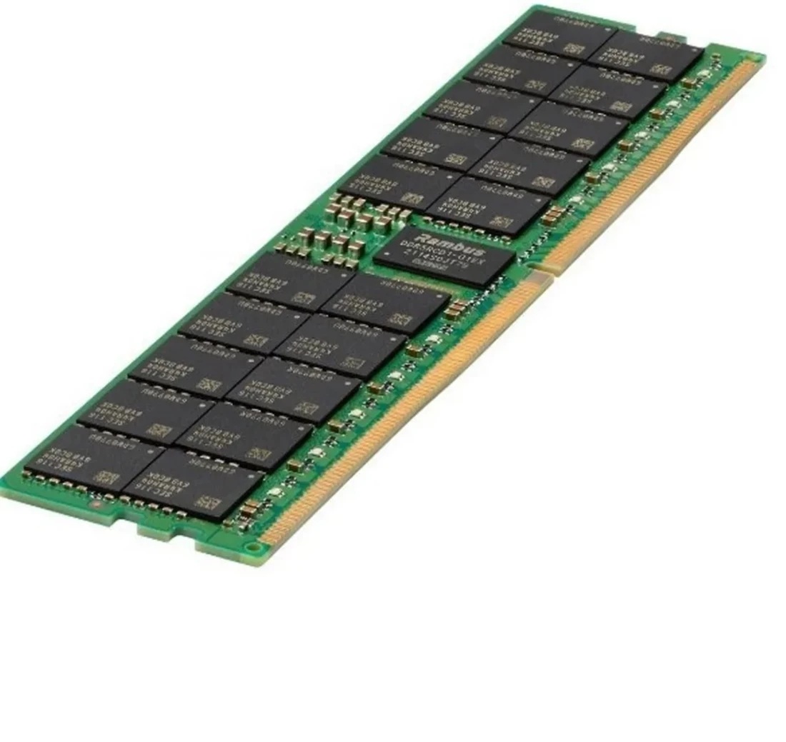 HPE P69728-B21 64GB (1x64GB) Dual Rank X4 DDR5-6400mt/s PC5-51200 Cl46 1.1v EC8 Kit de Memória Inteligente de 288 pinos registrado