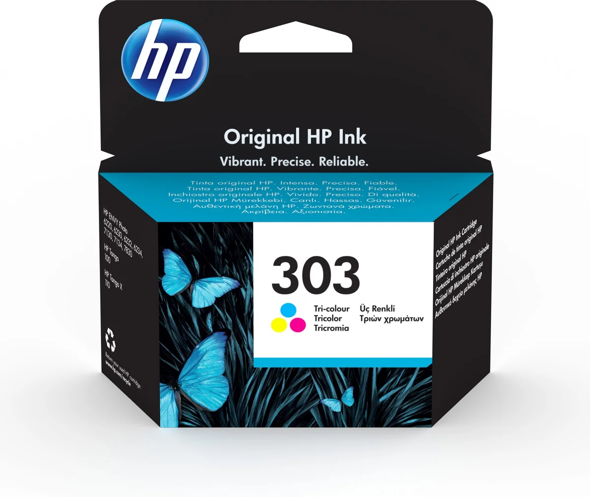HP 303 TRI-COLOUR INK CARTRIDGE