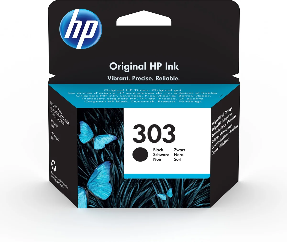 HP 303 BLACK INK CARTRIDGE