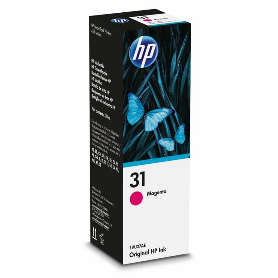 Tinteiro HP Smart Tank 31 Magenta - 1VU27AE