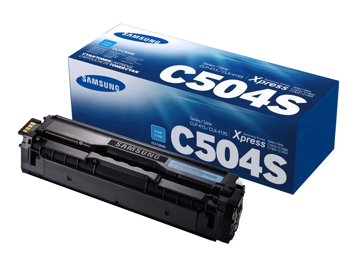 Samsung CLP415/CLX4195 Azul Cartucho de Toner Original – CLT-C504S/SU025A