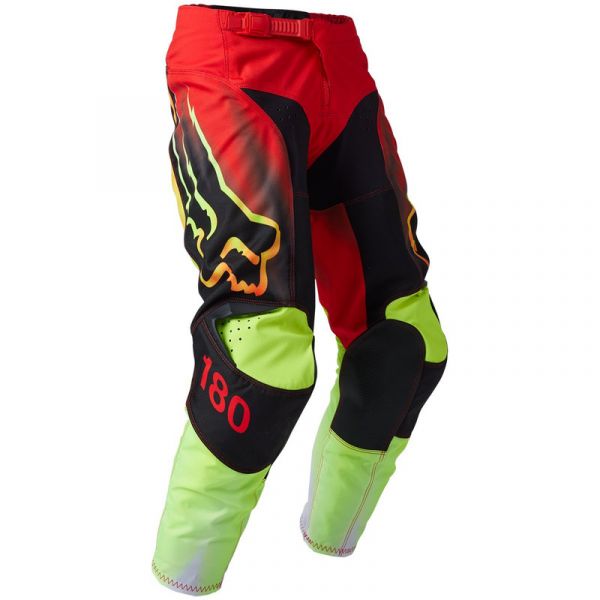 Fox Calças 180 Statk Junior Fluo Red 22