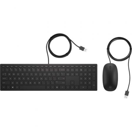Teclado y Ratón HP / Preto / HPA-TEC_SET_PAV_400_BK