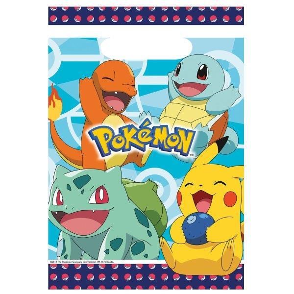 8 Sacos Brinde Festa Pokémon