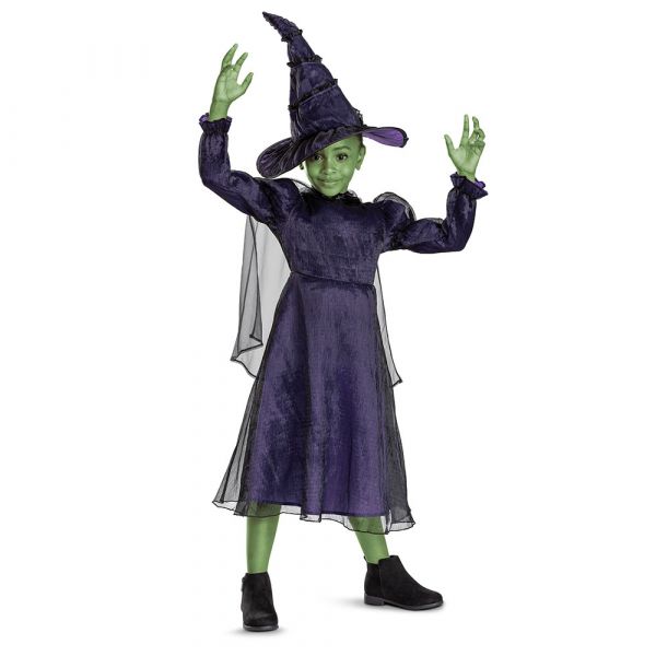 Disguise Elphaba Deluxe Para Crianças Pequenas 3-4 Anos Multicolor