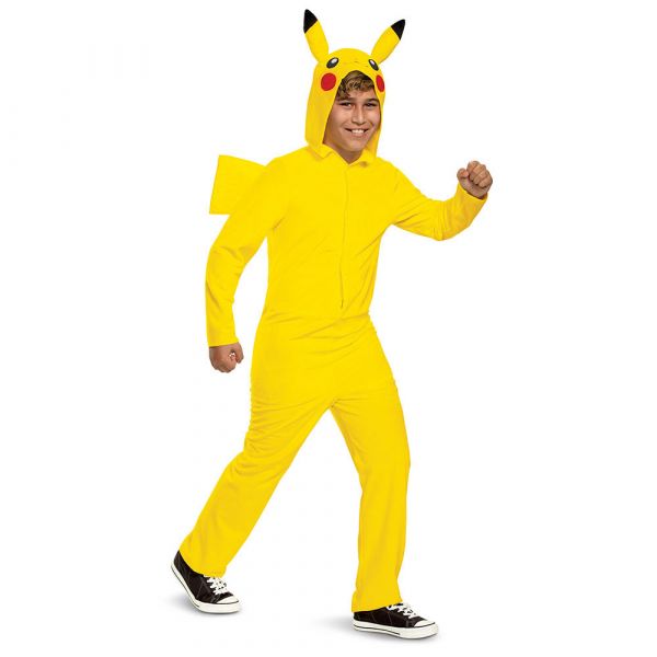 Disguise Macacão Clássico Com Capuz Para Bebé Pikachu 14-16 Anos Multicolor