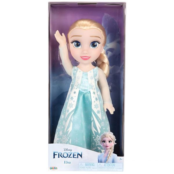 Jakks Pacific Princesa Disney Elsa com vestido verde Verde 35cm