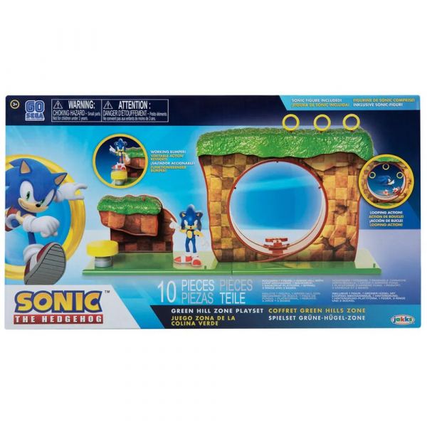 Jakks Pacific Playset Sonic The Hedgehog Green Hill Zone