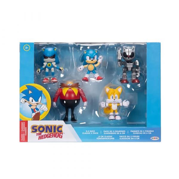 Jakks Pacific Sonic The Hedgehog 5 Figuras 6cm