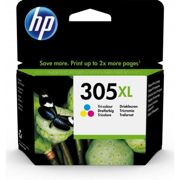 Tinteiro HP 305 XL Tricolor - 3YM63A