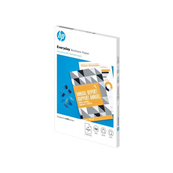 HP Papel Laser Brilhante A4 120g 150 Un.