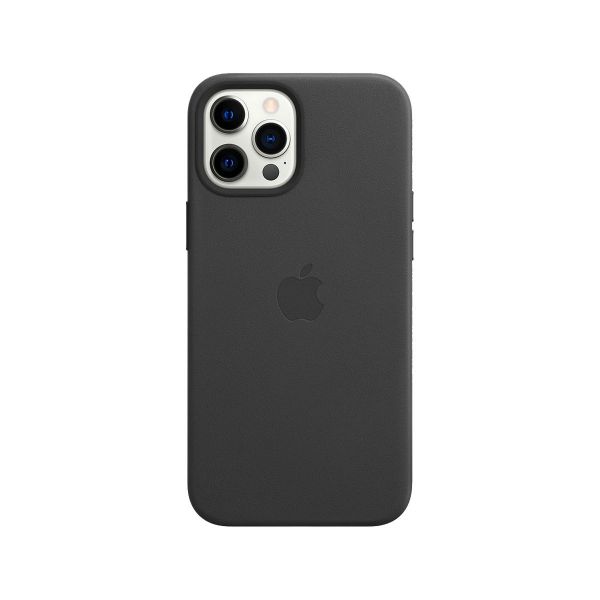 Apple Original Capa de Pele MagSafe iPhone 12 Pro Max Preta MHKM3ZM/A