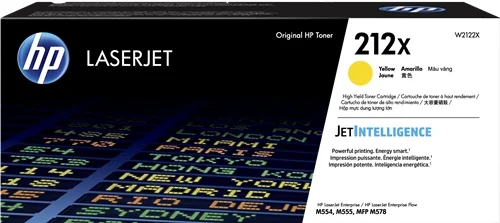 HP W2122X Amarelo Cartucho de Toner Original – 212X