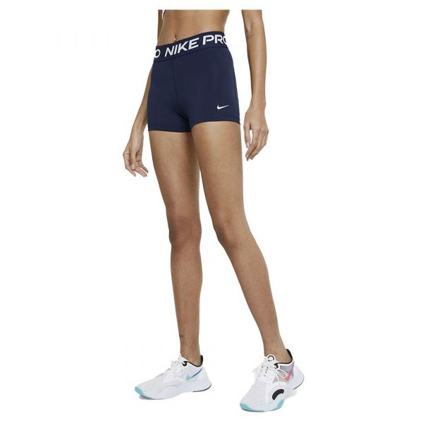Nike Pro 365 3´´ Short Tight Azul L Mulher