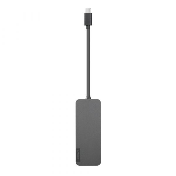 Lenovo USB-C Hub 4 Portas USB-A 3.0 Cinzento