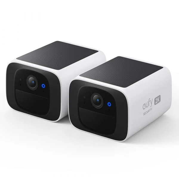 Anker Câmara de Segurança Eufy Security S220 Solocam 2K Outdoor Branca/preta (Pack-2) - T8134