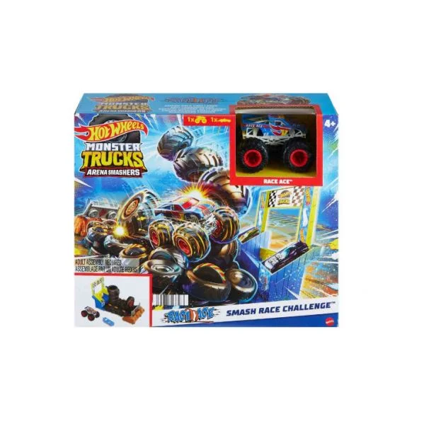 Hot Wheels Monster Trucks Smash Race 4+ - HNB89