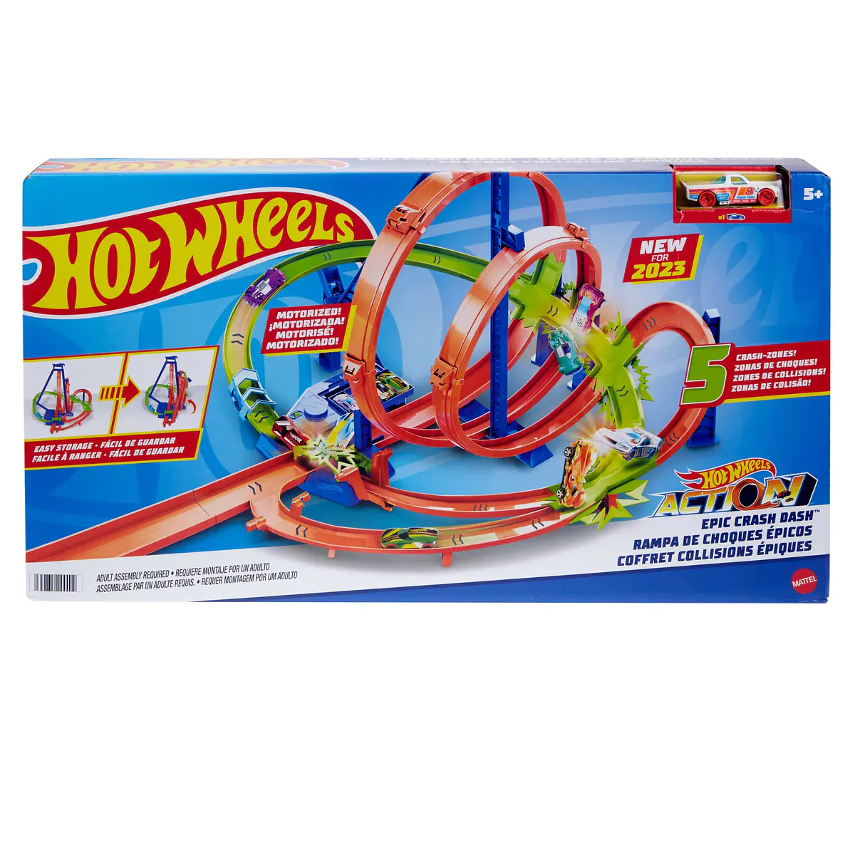 Mattel Playset Hot Wheels Action Epic Crash Dash