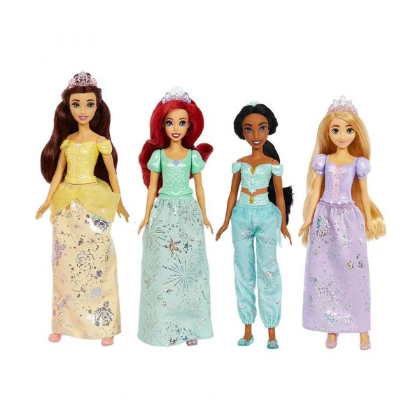 Pacote De Princesa 4 Bonecas De Princesa Da Moda Disney