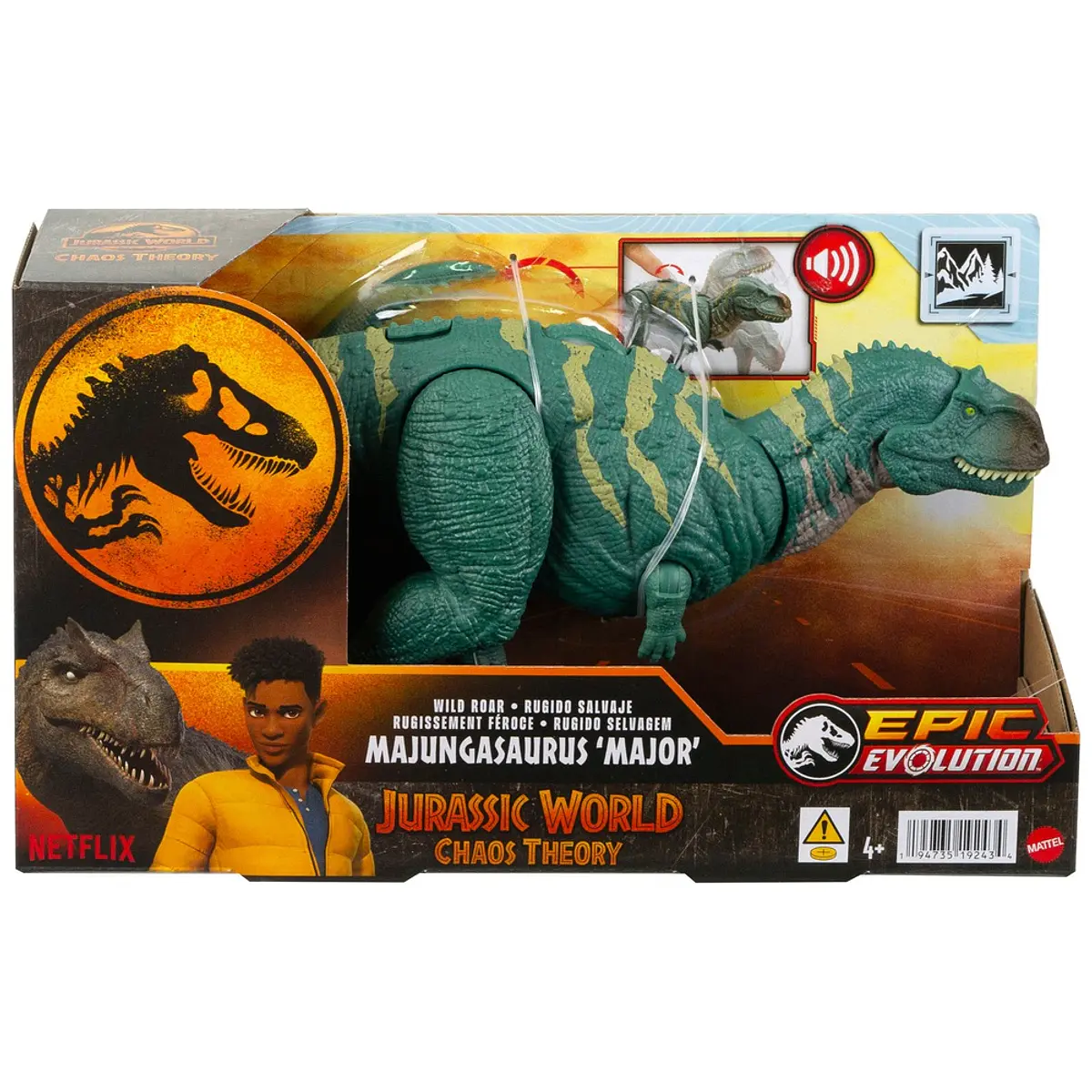 Jurassic World Rugidos Majungasaurus Major HTK76